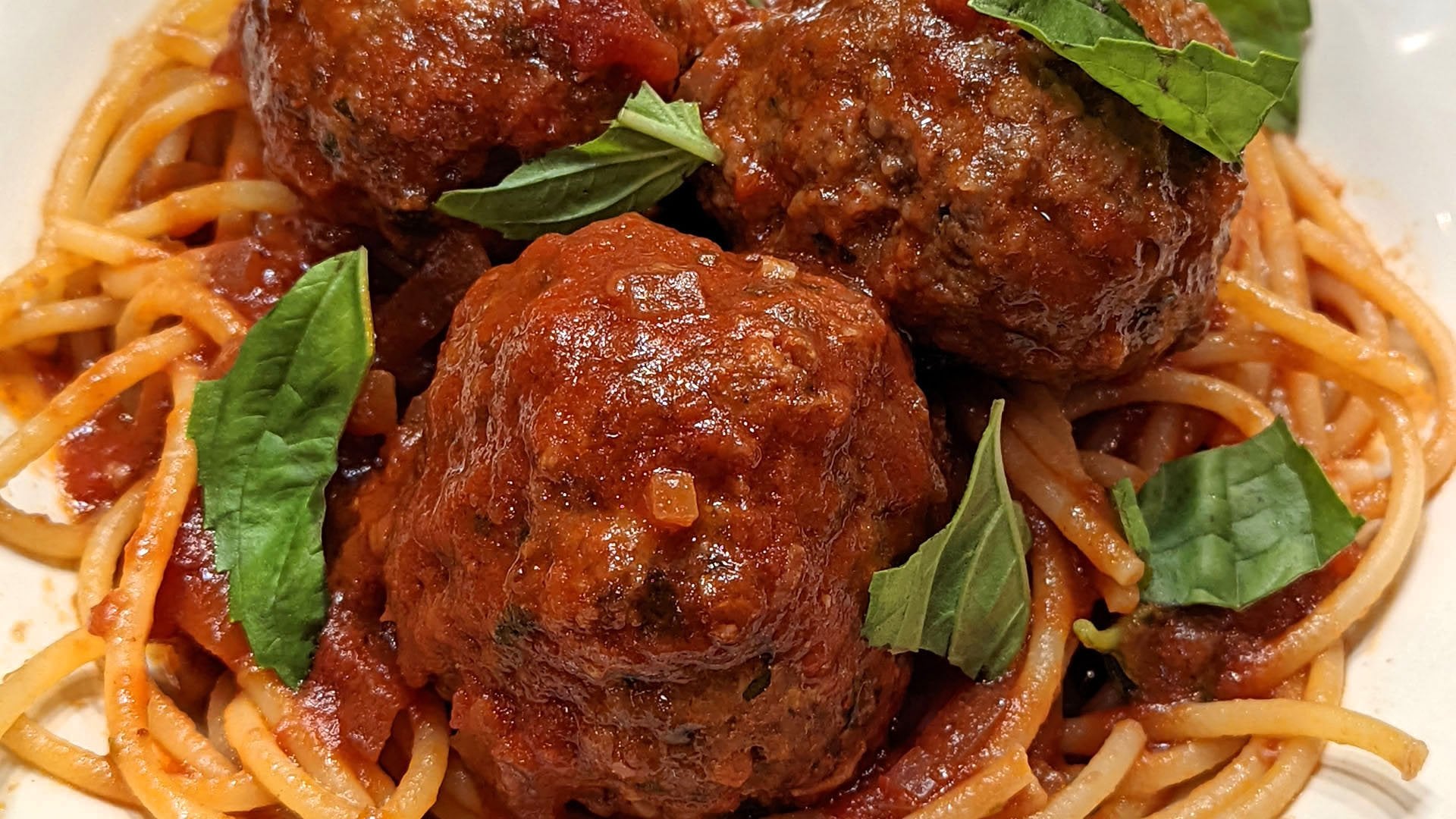 Spaghetti and Meatballs with 'Nduja | Valentine's Day
