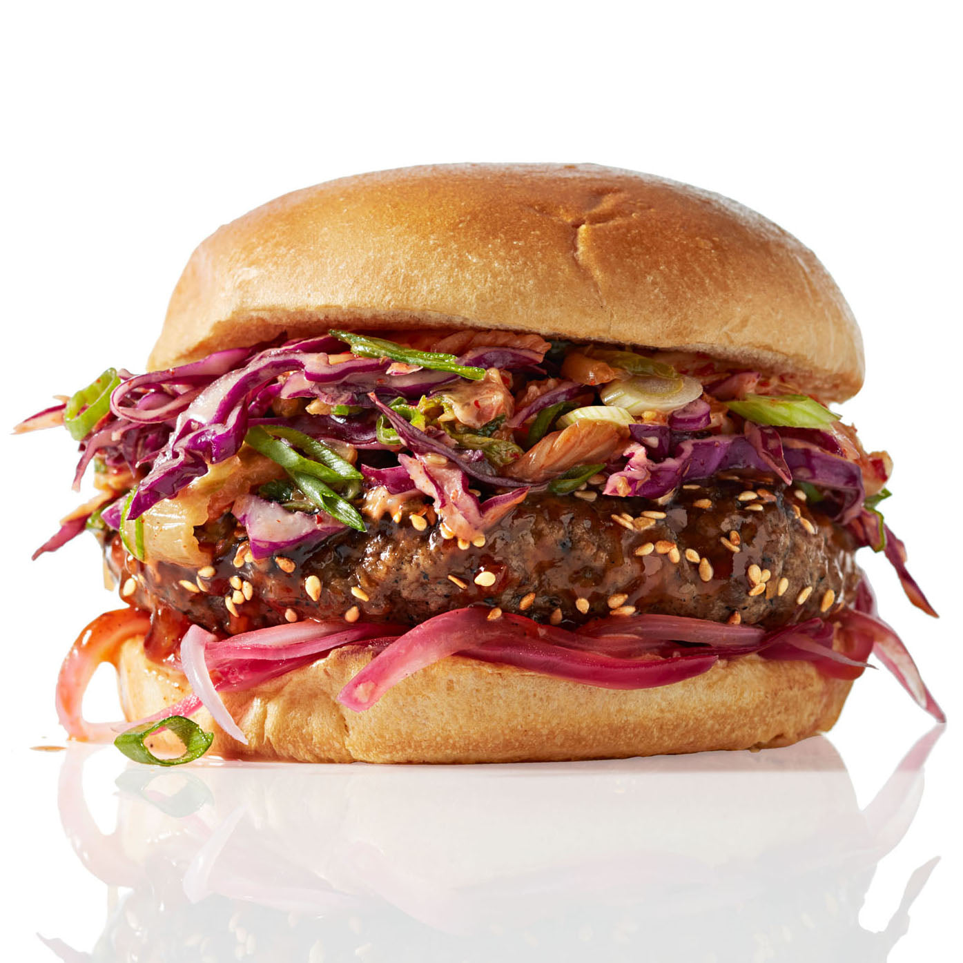"Burger of the Month: Korean BBQ Burgers"
    
    
    
      &ndash; Rachael Ray