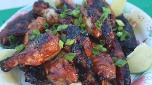 Sticky Asian Plum Wings