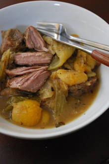 Pork Stew with Fennel and Apricots