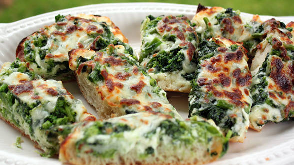 Broccoli Rabe Pizza Bread