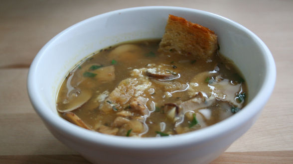 Mushroom Soup with Marsala