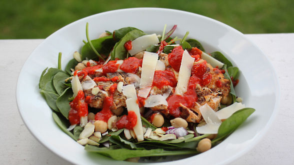 spanish-style-grilled-chicken-and-dark-greens-salad-rachael-ray