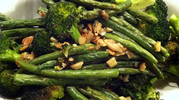 Roast Broccolini and Beans