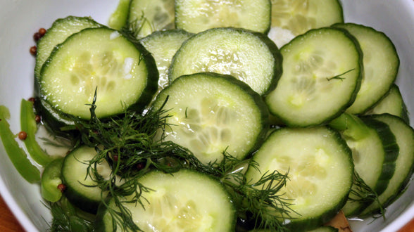 Quick Pickled Cucumber Salad