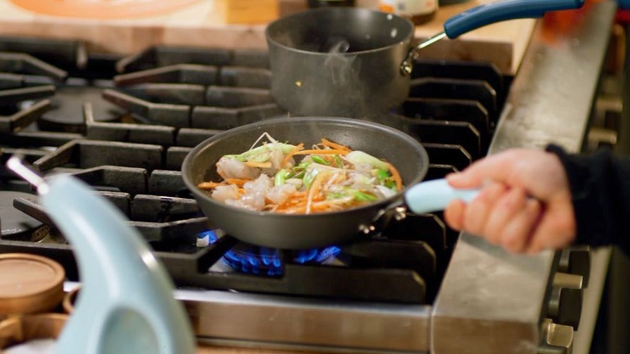 "3-Minute Shrimp Egg Foo Yung"
    
    
    
      &ndash; Rachael Ray