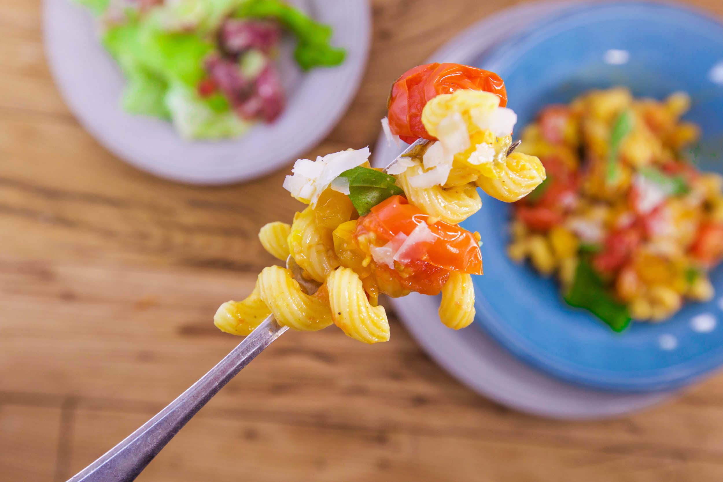 Pasta with Cherry Tomato Marinara
    
    
    
      &ndash; Rachael Ray