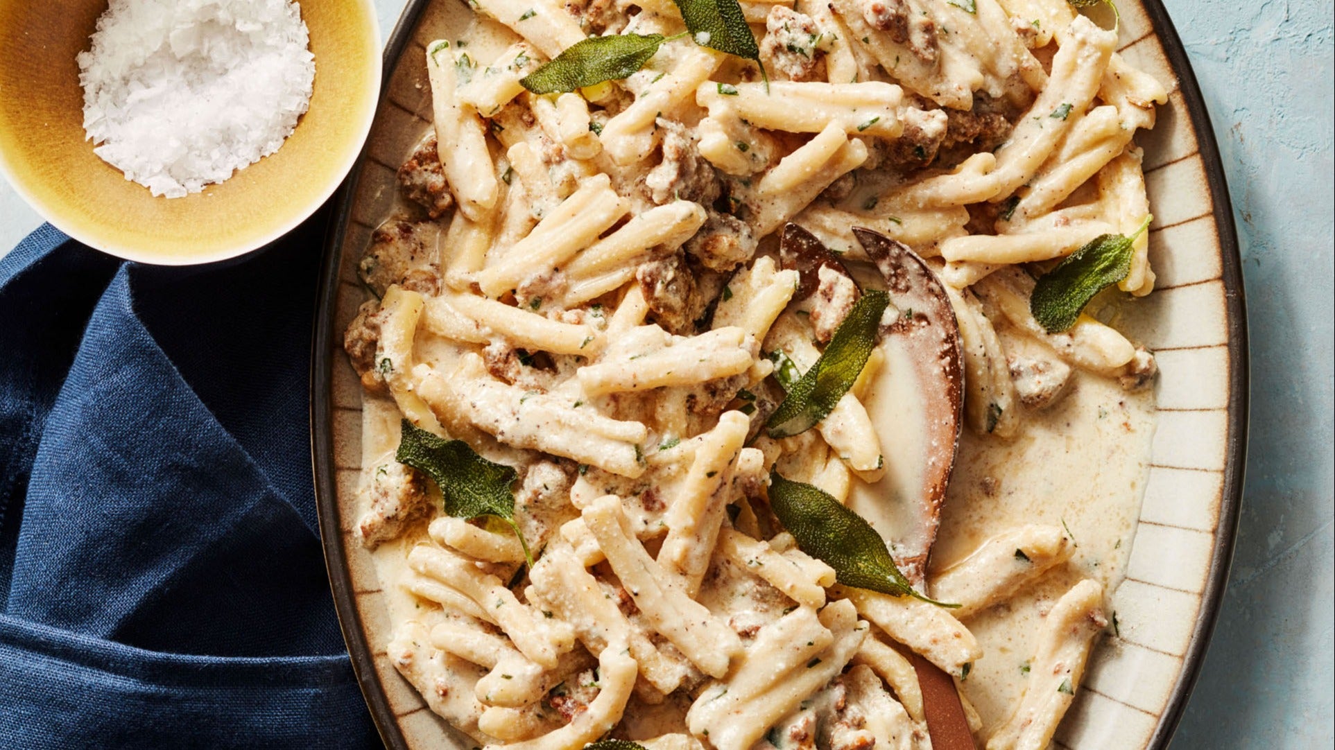 Rachael Ray's Brown Butter, Sage & Sausage Casarecce