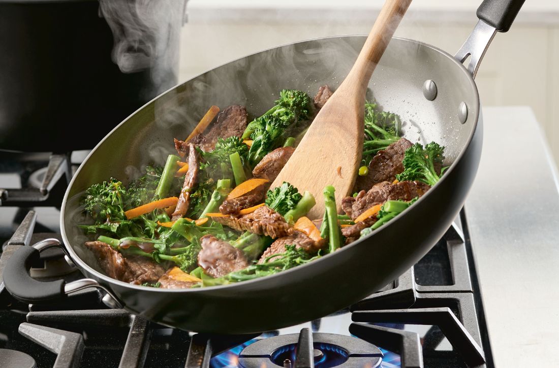 Stir-Fry Beef with Broccolini and Tangerine or Blood Orange