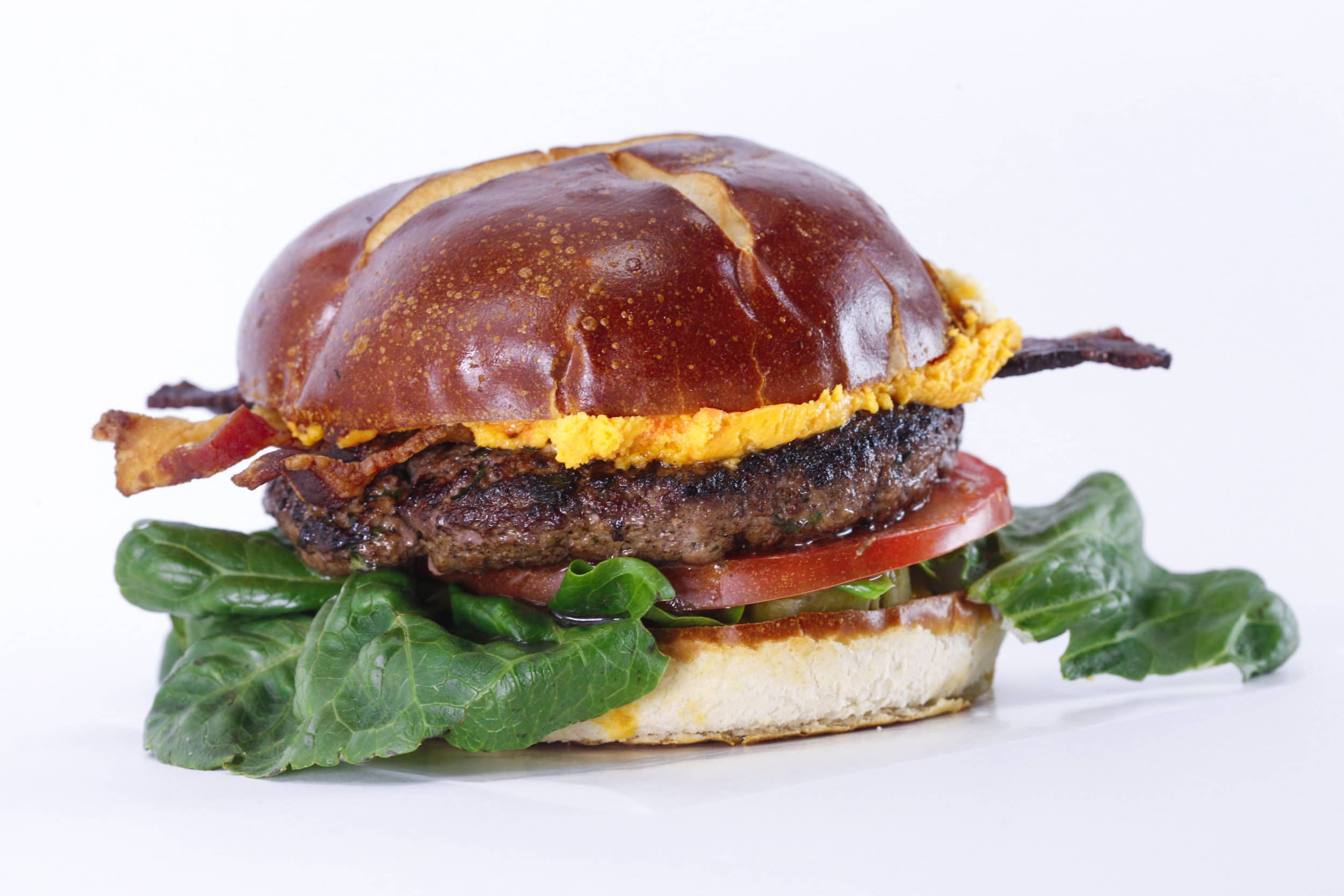 Wisconsin-Style Burgers with Worcestershire, B, L, T and Pub Cheese