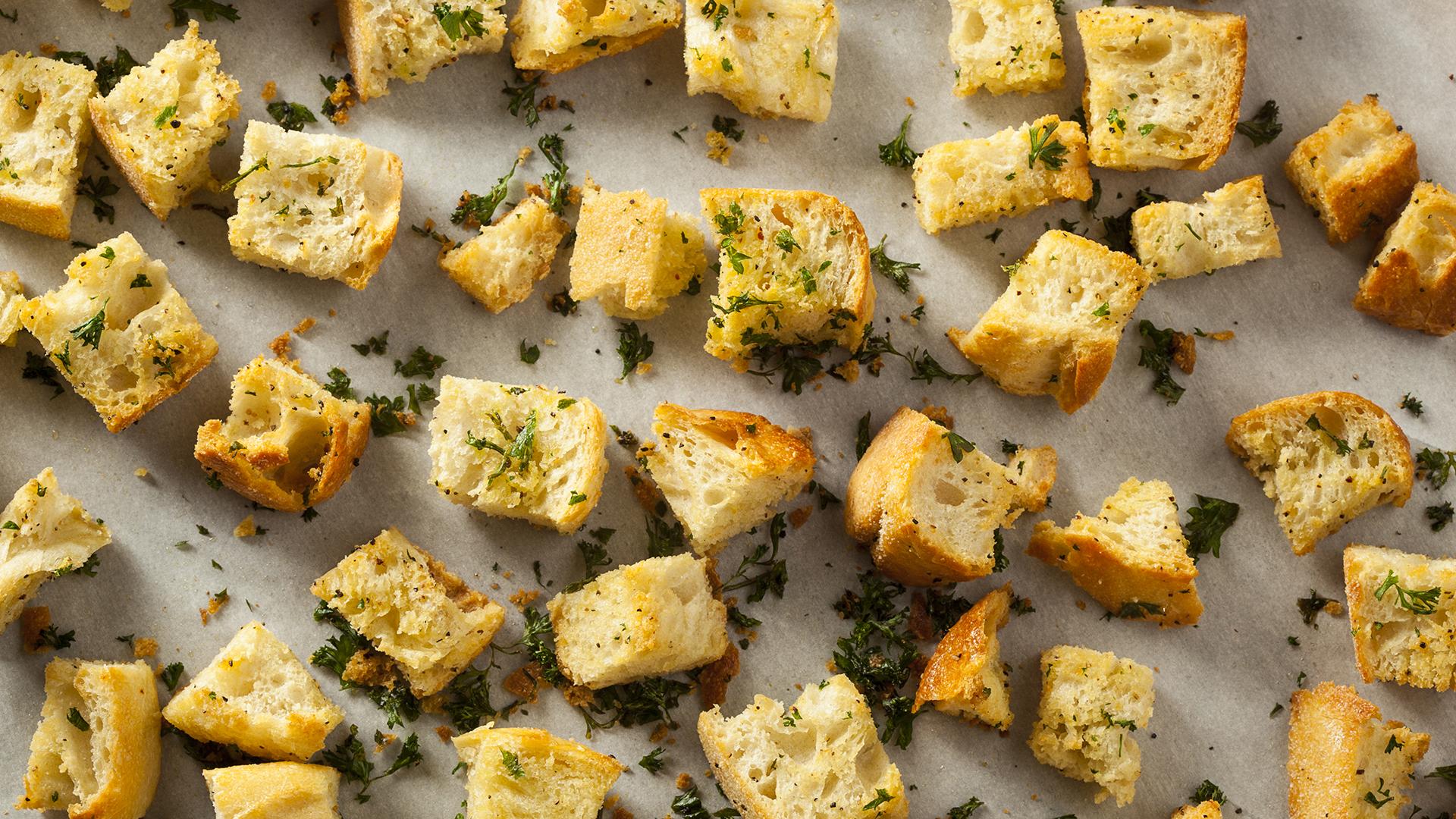 Cheesy Croutons