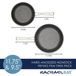 2-Piece Hard Anodized Nonstick Frying Pan Set 81182 - 27724325847222