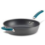 12.5-Inch Hard Anodized Nonstick Induction Deep Frying Pan with Helper Handle 81130 - 26644889829558