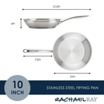 10-Inch Stainless Steel Induction Frying Pan 70034 - 27691111841974