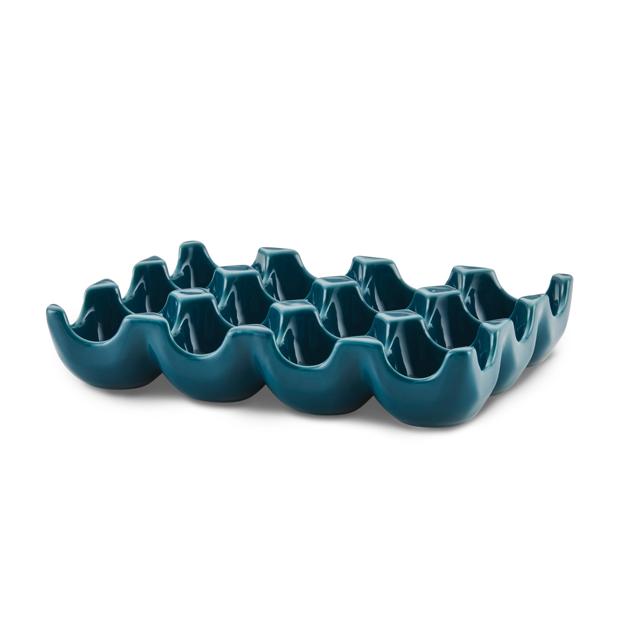 12-Cup Ceramic Egg Tray