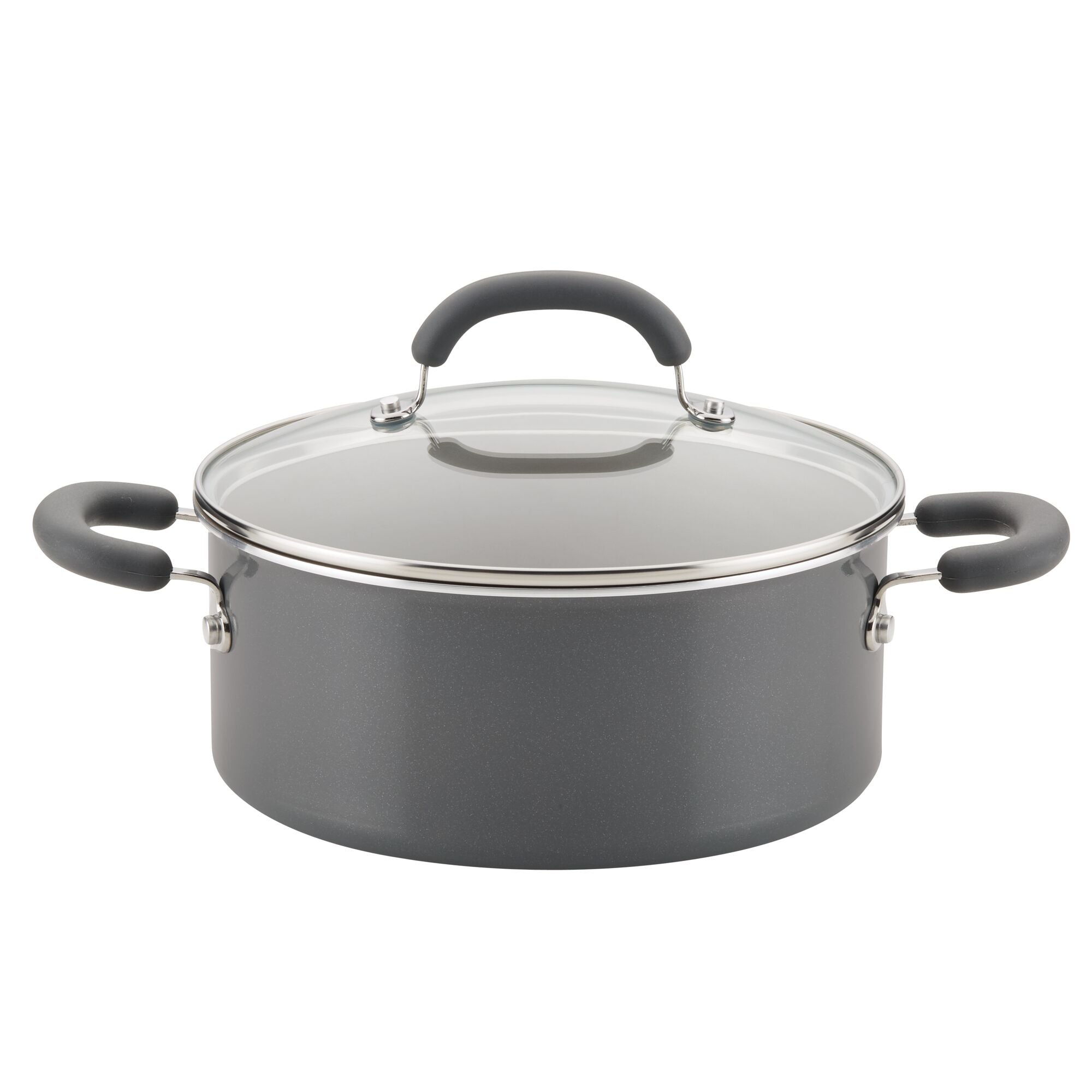 5-Quart Nonstick Dutch Oven with Lid | Gray