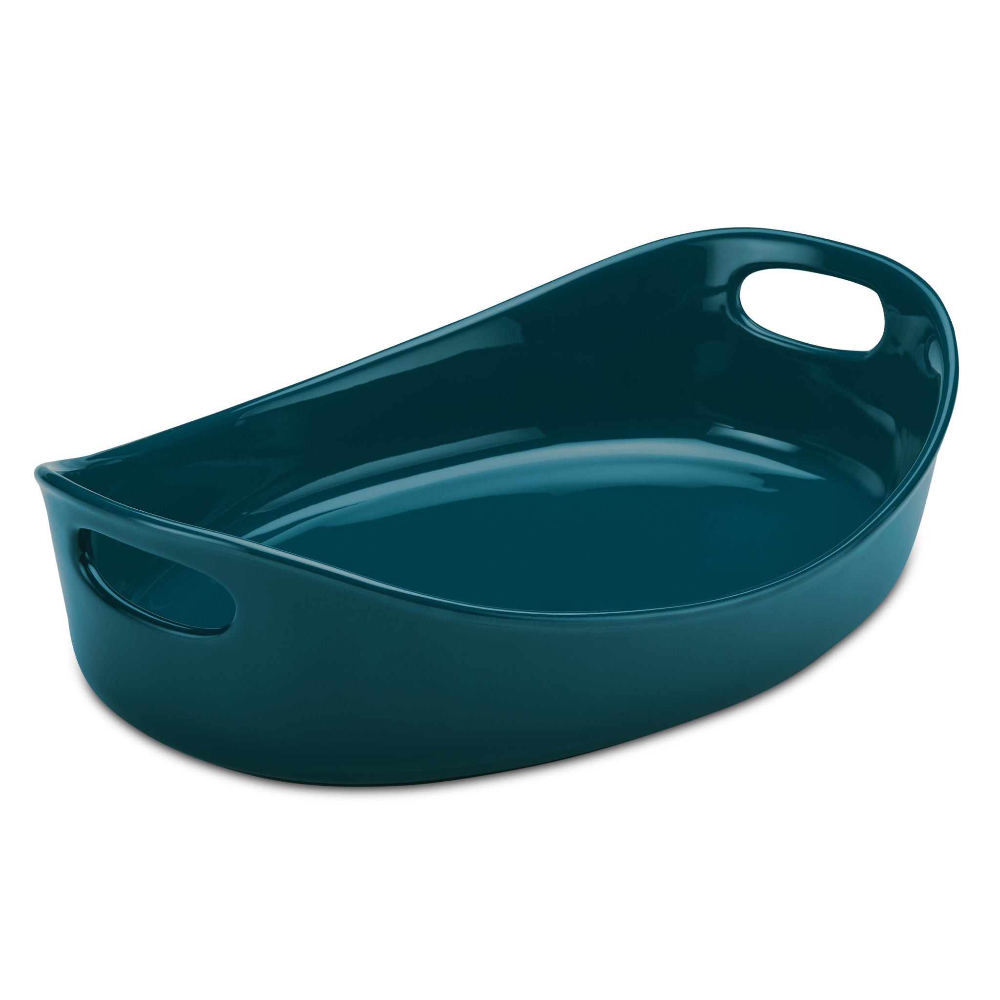 Best Buy: Rachael Ray 1.5-Quart Oval Ceramics Baker Gray 47848