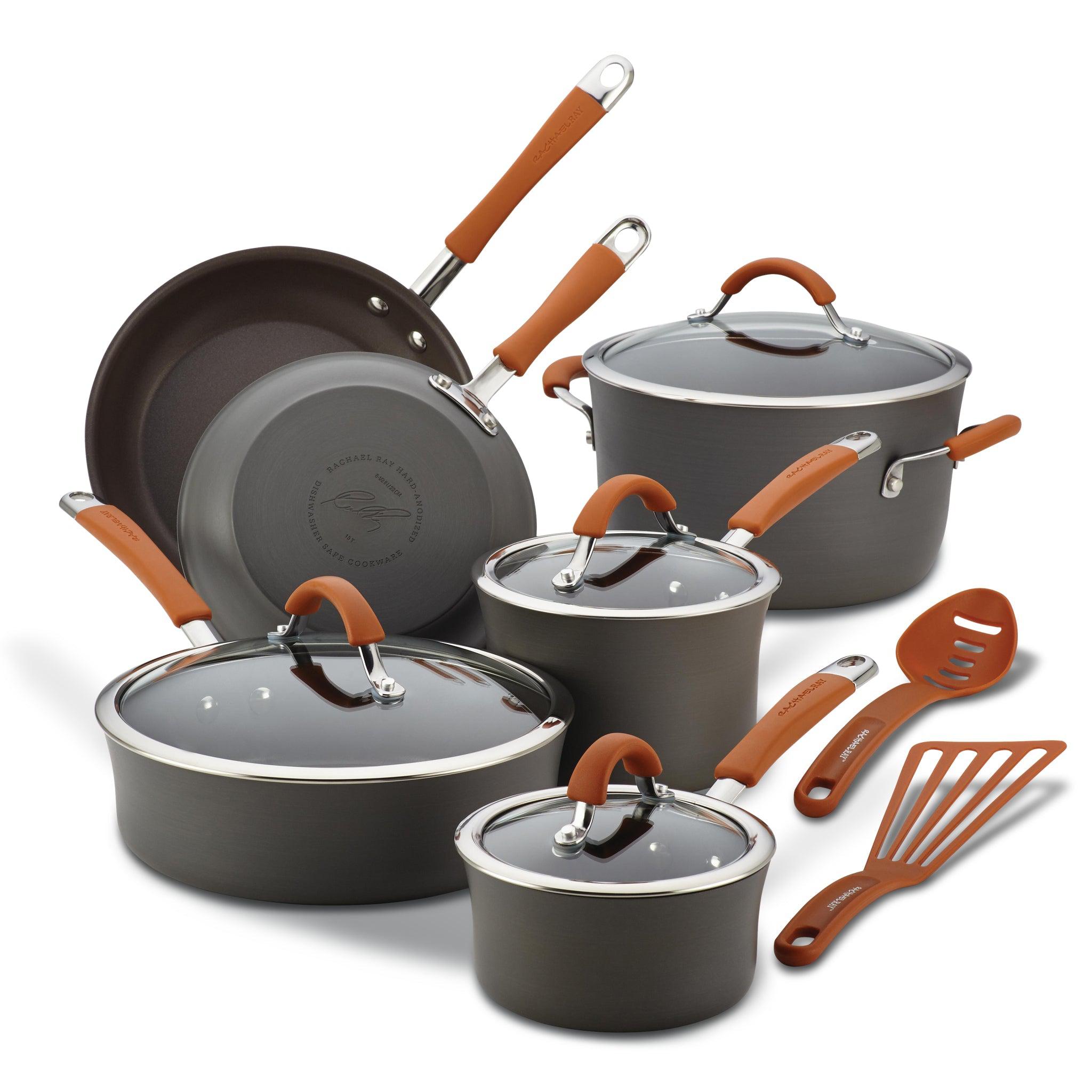 Cucina Hard Anodized 12-Piece Cookware Set | Rachael Ray