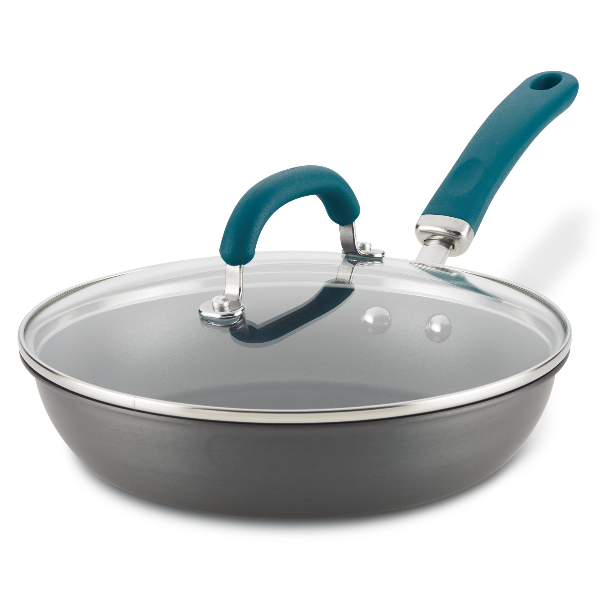 10.25-Inch Hard Anodized Nonstick Induction Covered Deep Frying Pan