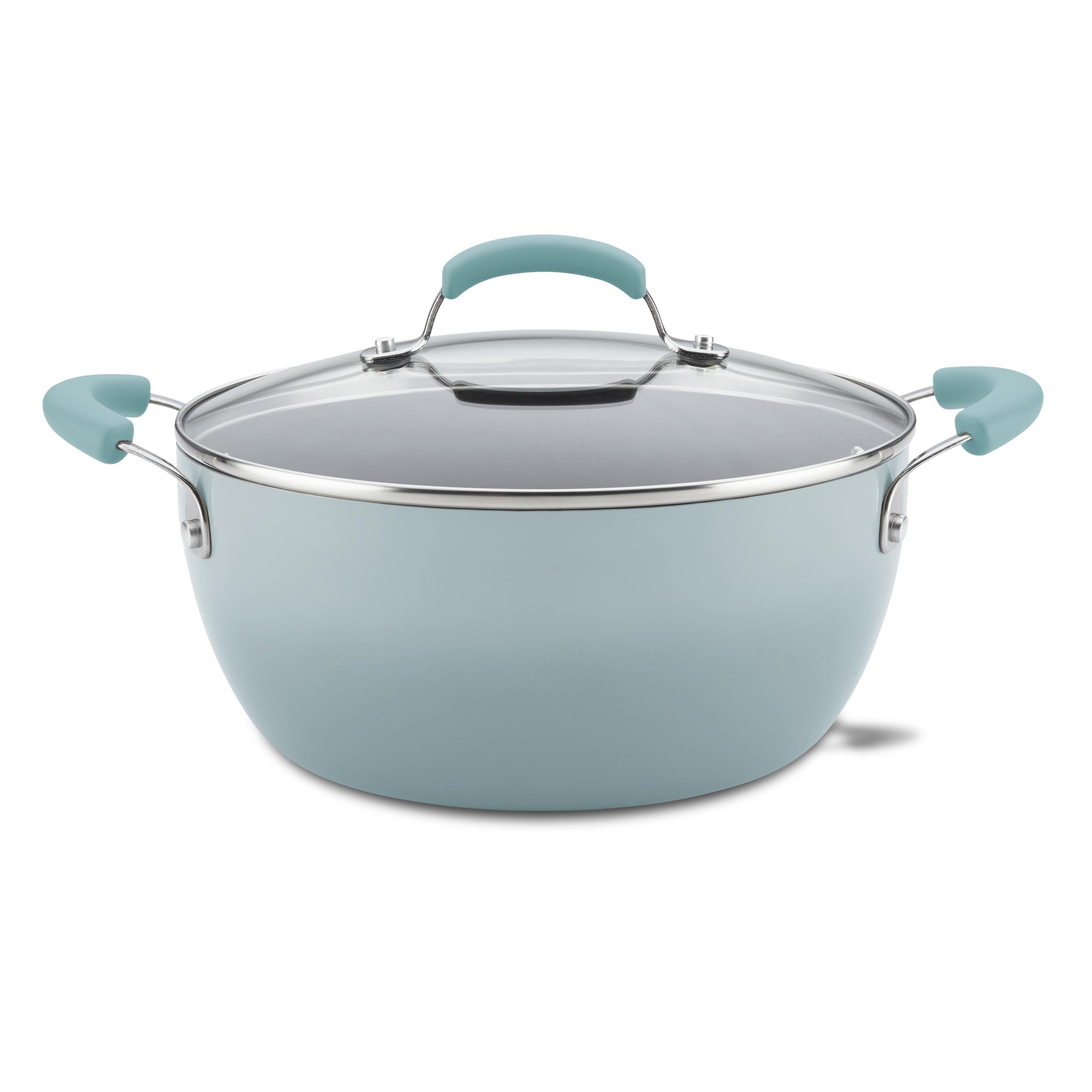 Rachael Ray Cucina Oven To Table Nonstick 4.5 Qt. Covered Round Casserole, Dutch  Ovens & Braisers, Household