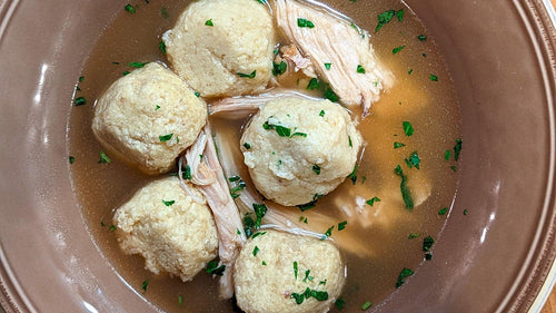 Turkey Soup with Ricotta Dumplings | Thanksgiving Leftovers