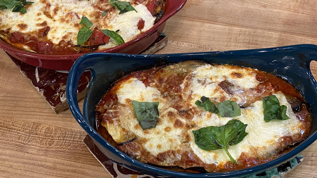 Italian Baked Eggplant with Parmesan (Melanzane di Parmigiana)