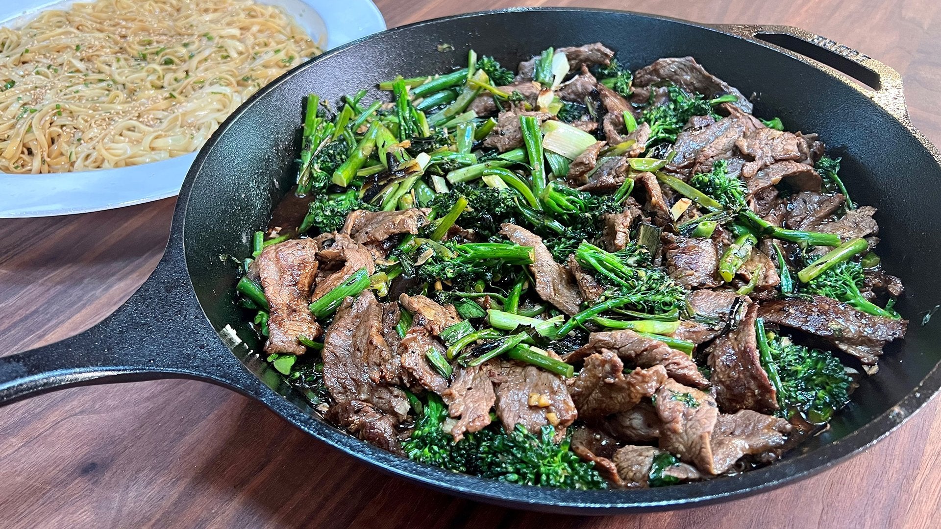 Beef 'n Broccoli with Charred Scallion | MYOTO Recipe