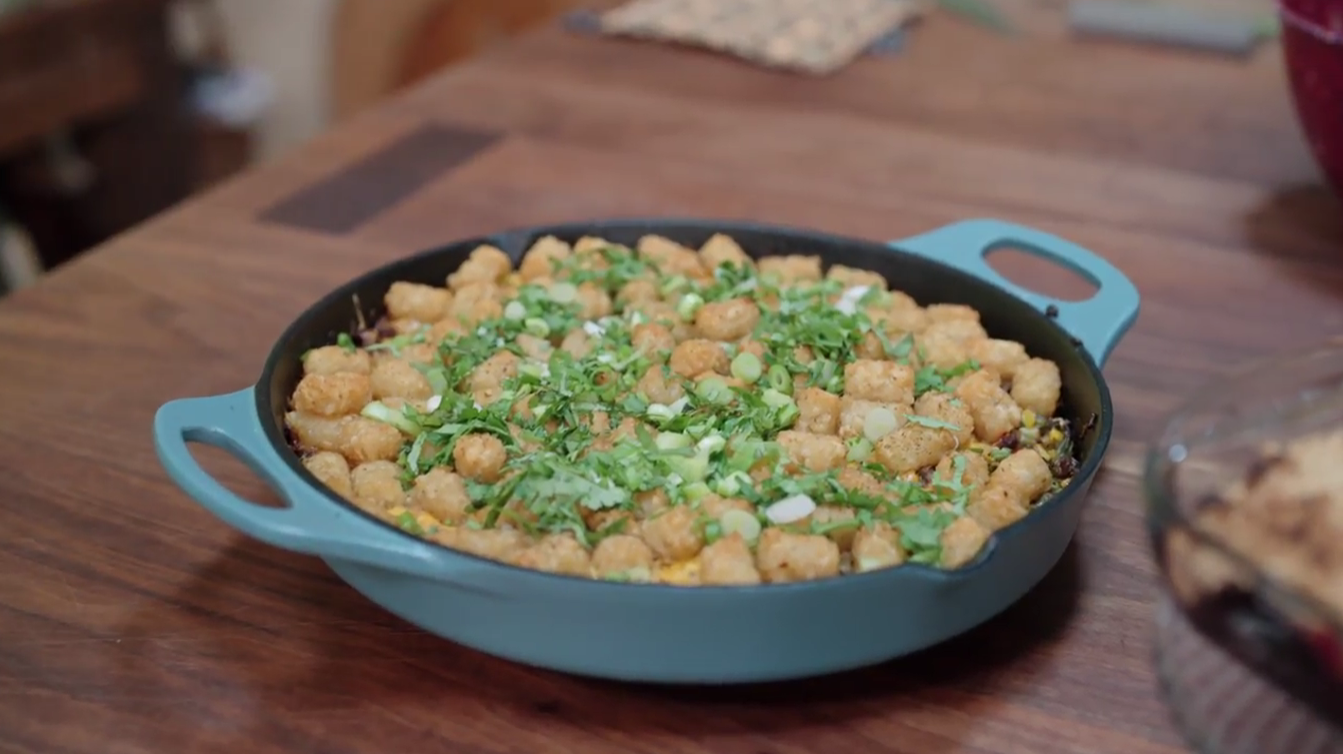 Ain’t Your Momma’s Tater Tot Casserole 