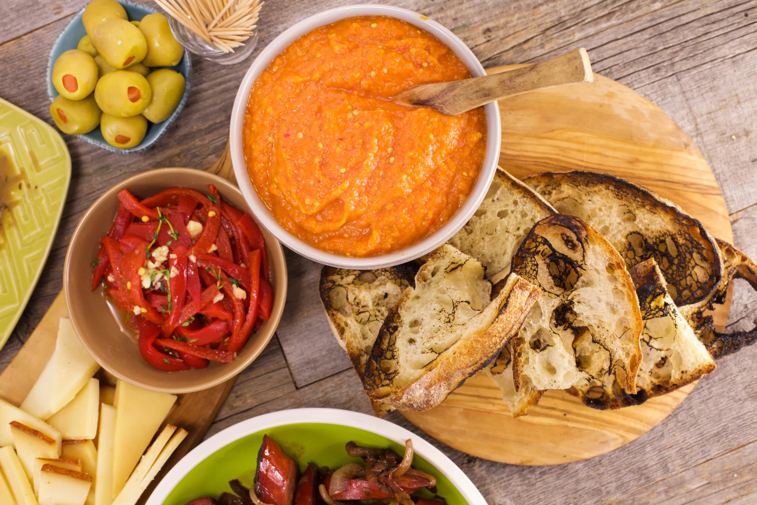 Ajvar and Charred Bread