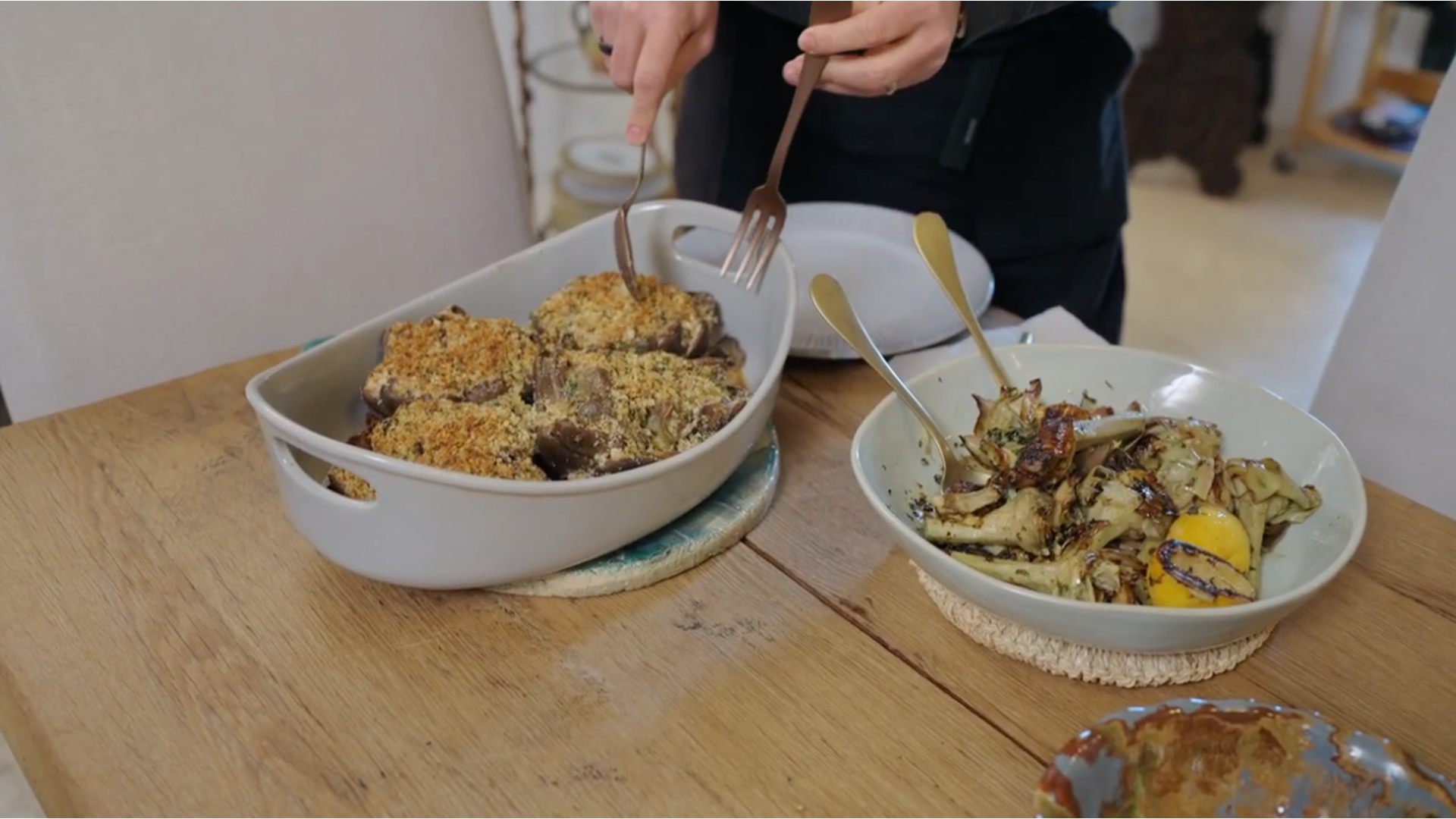 Rachael Ray in Tuscany Grandpa Emmanuele Artichokes Recipe