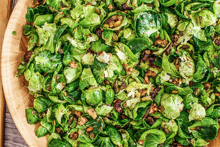 Brussel Sprout Leaf Salad
