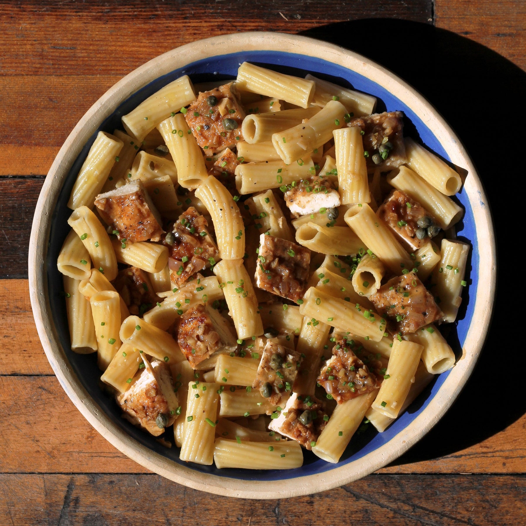 Chicken Piccata Pasta Toss