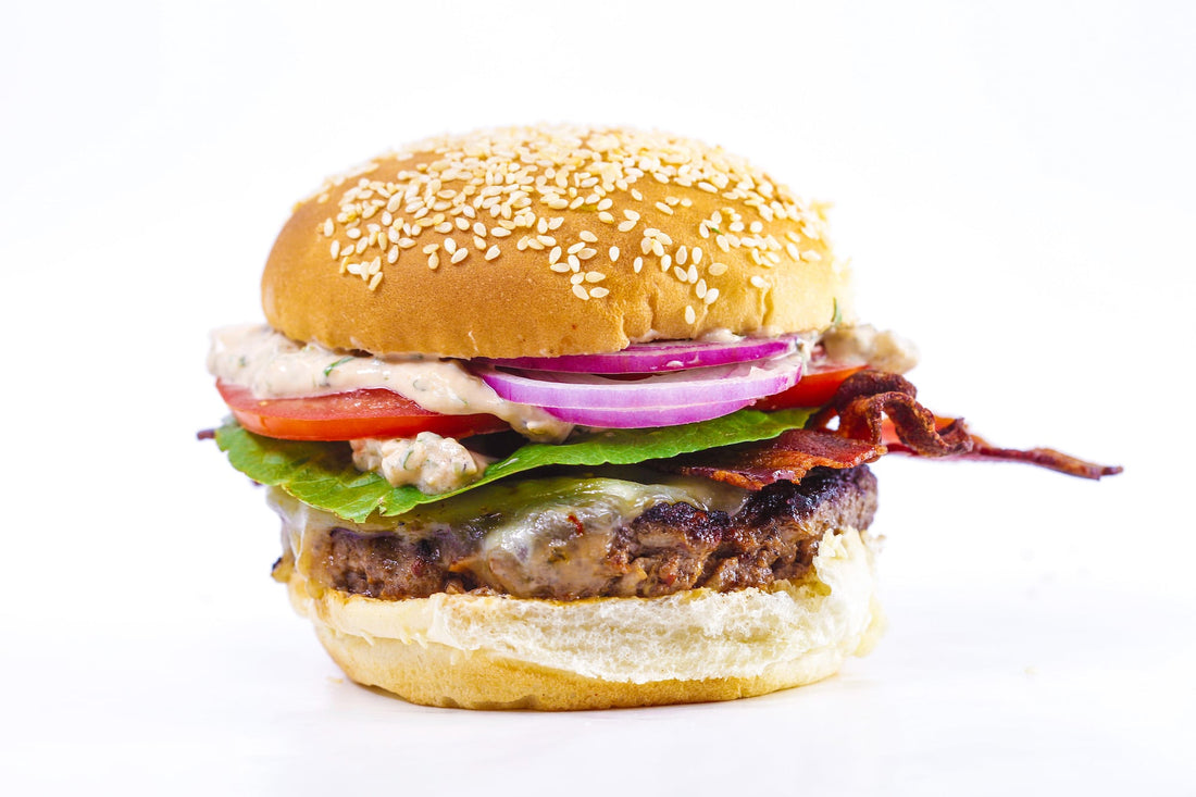 Rachael's Chipotle-Bacon Cheeseburgers with Jalapeño Special Sauce