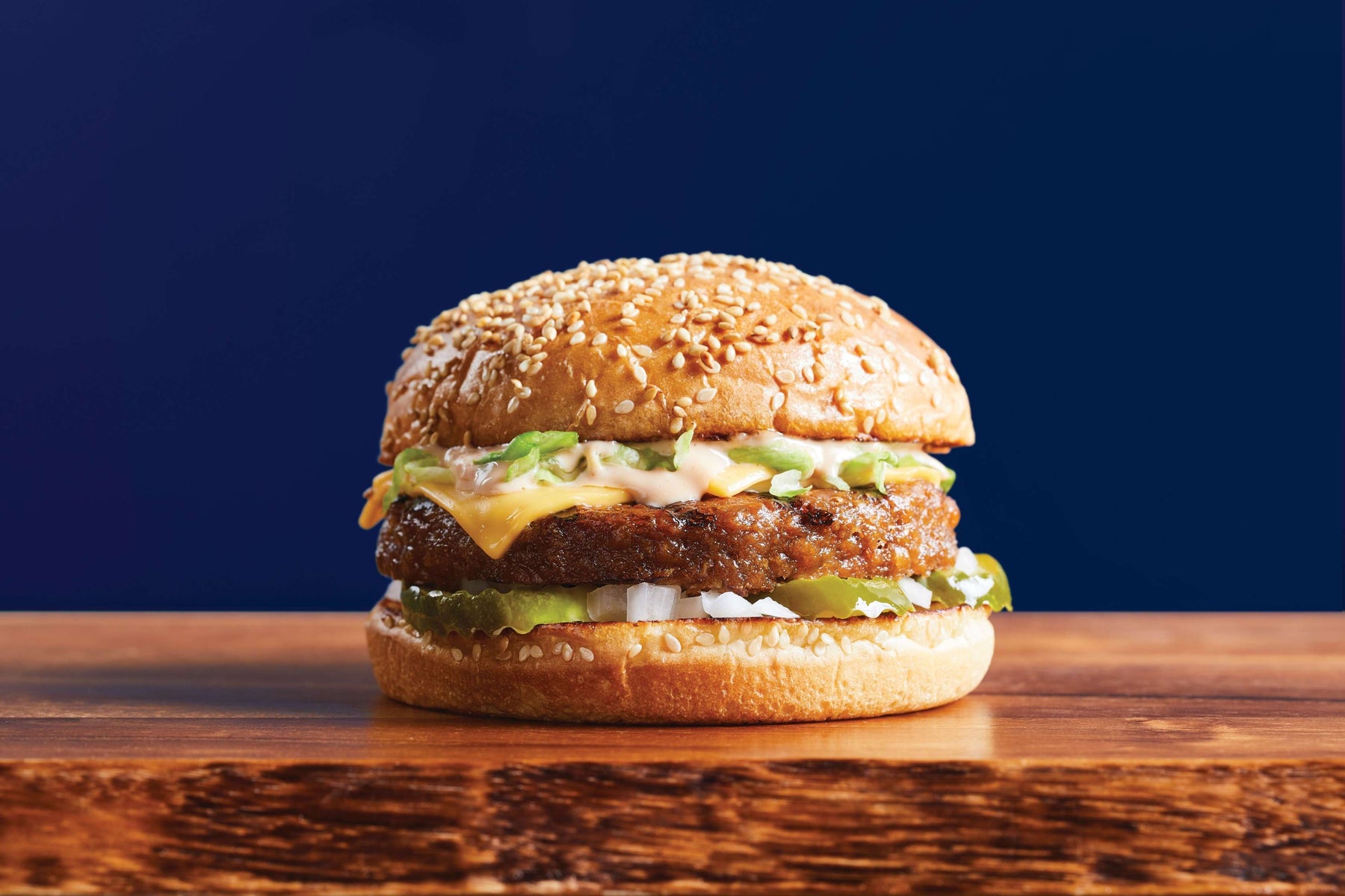 Meatless Big S'Mac Burgers