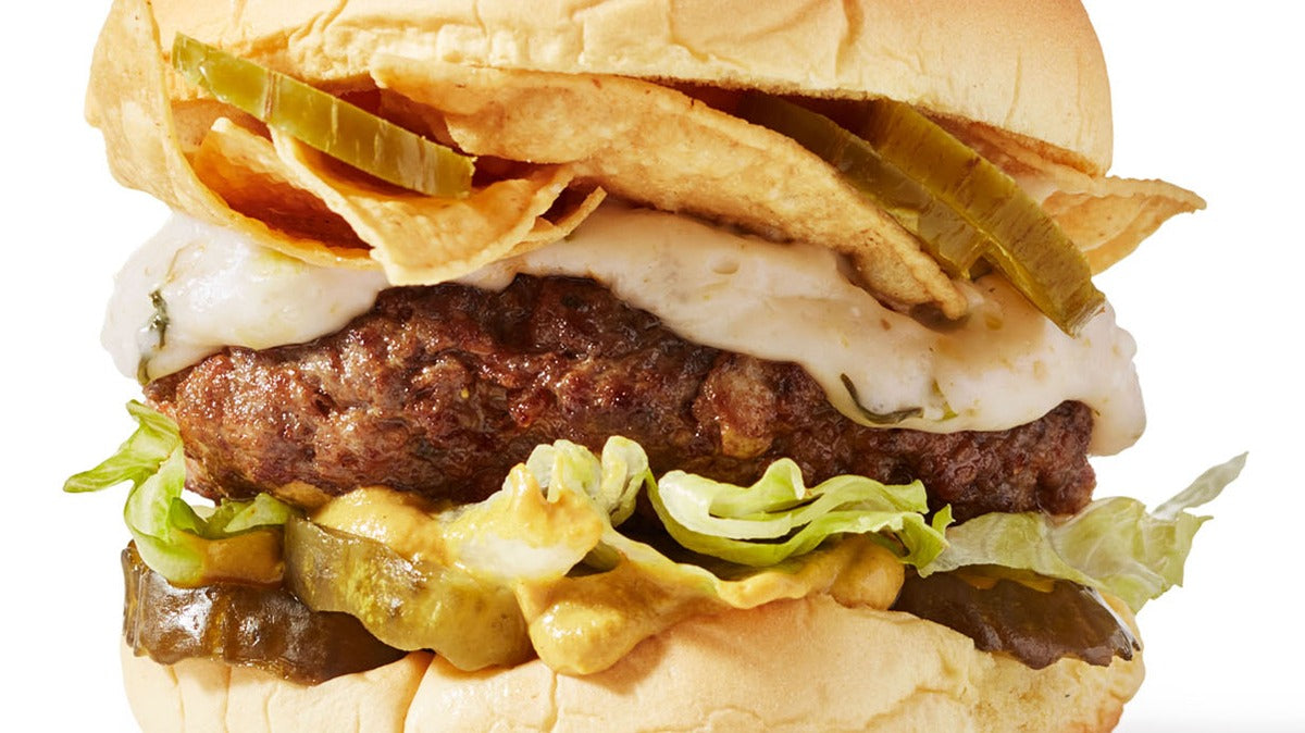 Green Queso Burgers