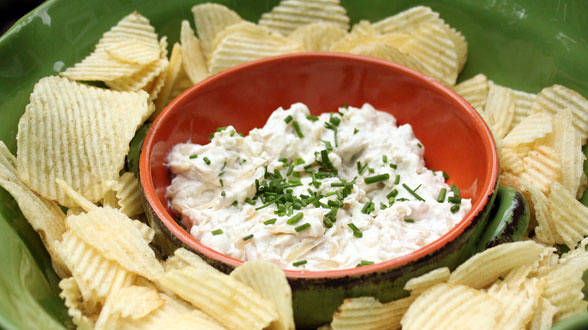French Onion Chips and Dip