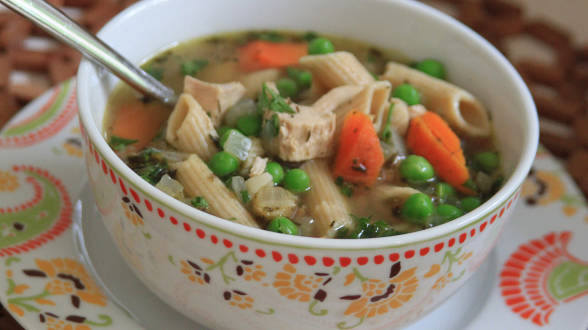 Quick Chicken Soup with Pasta