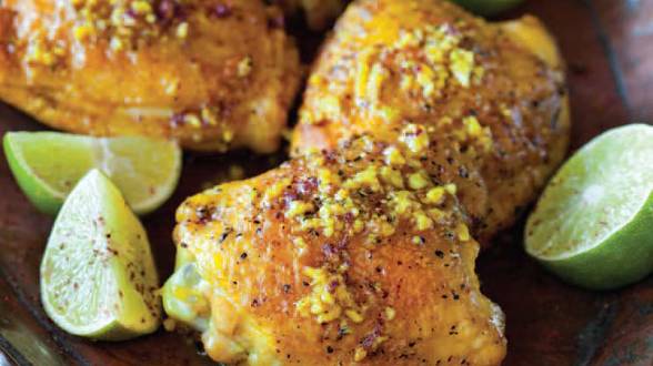 Tumeric Chicken with Sumac and Lime