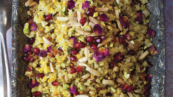 Jeweled Brown Basmati Rice and Quinoa (Morassa Polo)