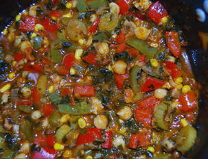 Veg-Head Three-Bean Chili