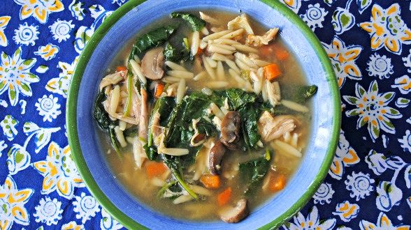 Chicken And Pearled Barley Orzo Soup Rachael Ray 8238