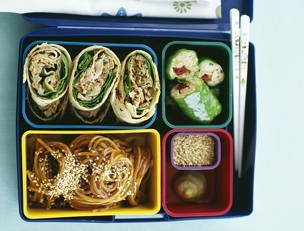 Wa-s'up? Tuna Salad Pinwheels (Bento Lunch Box)