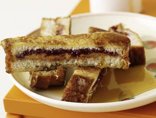Peanut Butter and Jelly French Toast Sticks