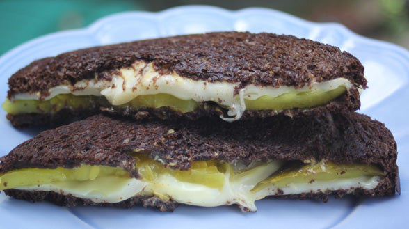 Grilled Cheese on Pumpernickel