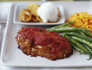 Spicy Spanish Mini Meat Loaves and Piquillo Pepper Rice