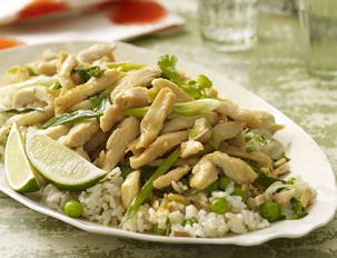 Lime Rickey Chicky and Buttered Almond Rice – Rachael Ray