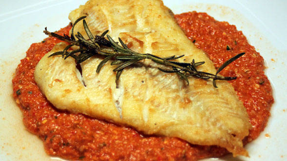 Roman Romesco Roman-esco (Italian Romesco) with Red Snapper – Rachael Ray