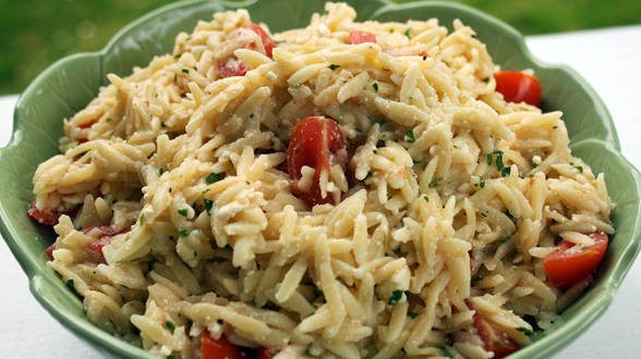 Orzo with Feta and Tomatoes