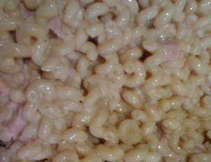 Macaroni and Cheese with Ham