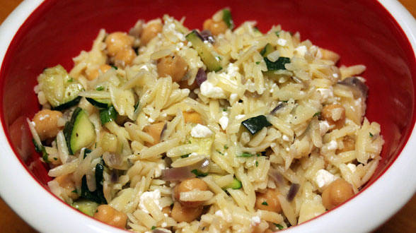 Orzo with Chickpeas